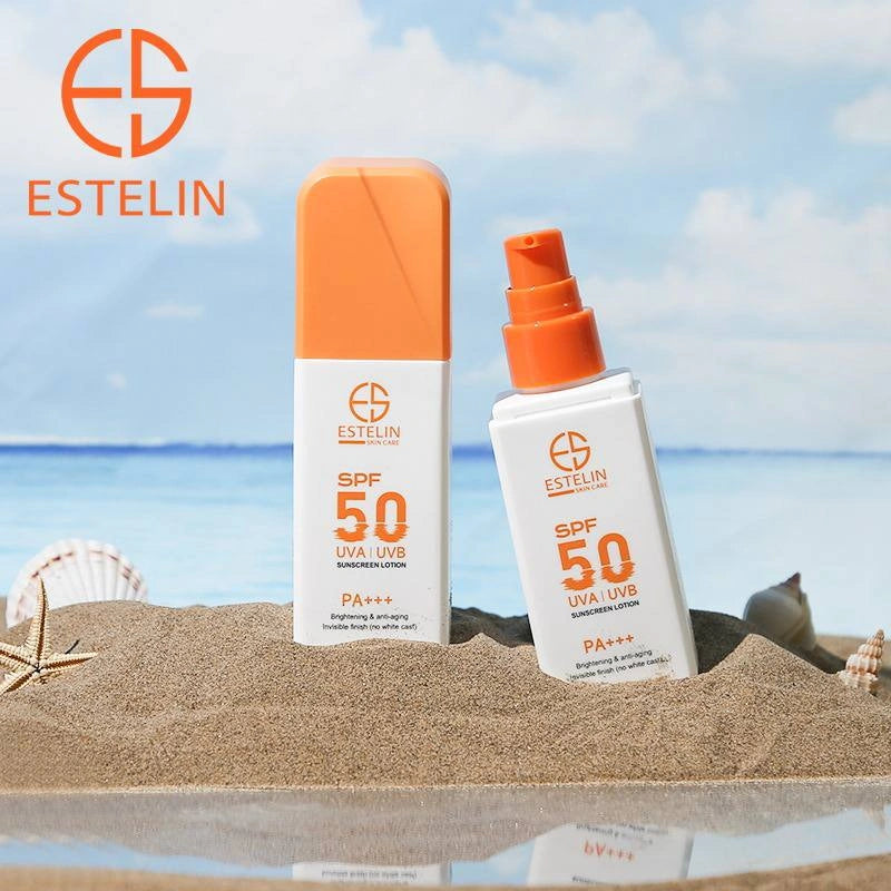 Estelin Brightening & Anti-Aging Sunscreen Lotion SPF 50 UVA/UVB PA+++ 75g