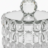 Glass Sugar Pot with Lid - 8×6cm