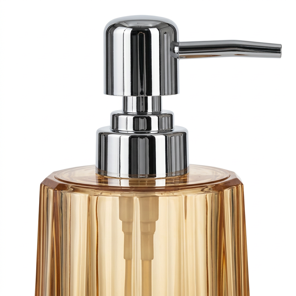Acrylic Liquid Soap Dispenser Amber - 500ml