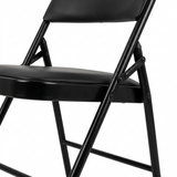 Metal Folding Chair Black  – 80×45cm