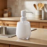 Acrylic Liquid Soap Dispenser White - 350ml