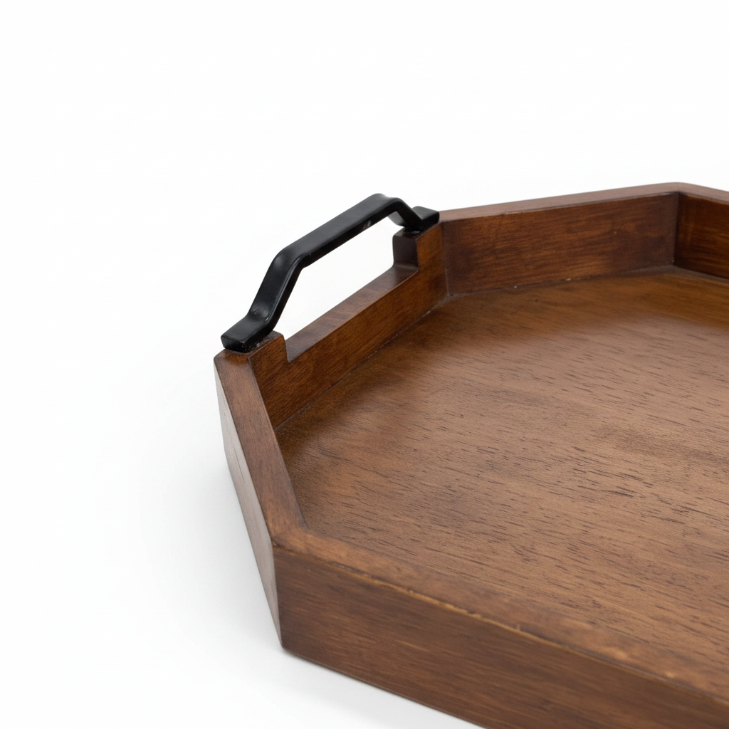 Luhpar Wooden Serving Tray - 40×30cm