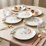 Angela Ceramic Plate Set 5 Piece Set - 20×18cm