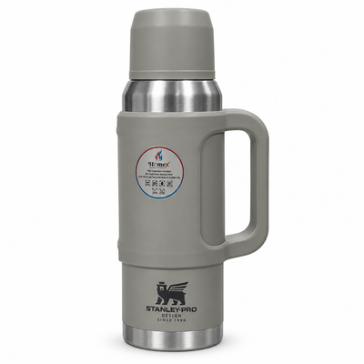 Homex Stainless Steel Vacuum Flask Grey - 2 Litre
