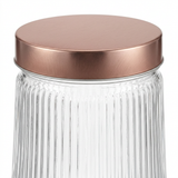 Velvet Glass Jar with Metal Lid - 900ml