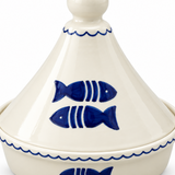 Slama Ceramic Tajine Off-White - 25x25cm