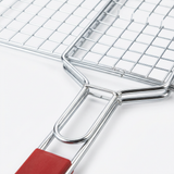 Metal BBQ Grilling Basket with Handle - 39×30cm