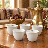 Velvet Ceramic Cawa Cup 6 Piece Set - 60ml