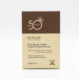 Estelin Pore Barrier Tinted Collagen & Peptide Sunscreen SPF 50 PA++ — 60g