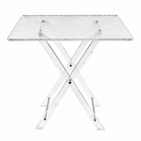 Pilsco Acrylic Folding Table 4 Piece Set - 50×50×40cm