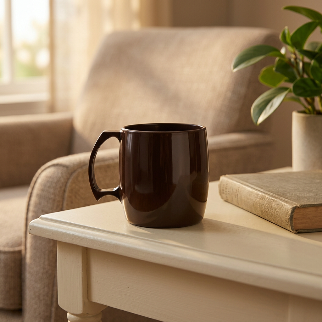 Royalford Melamine Mug Brown - 300ml
