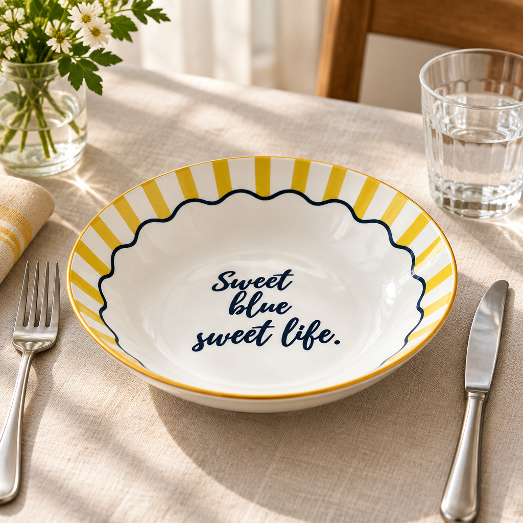 Luhpar Ceramic Soup Plate - 20cm