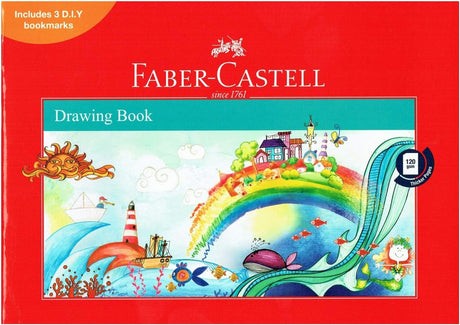 Faber - Castell A4 Drawing Book 120Gsm 36Sheets + Fiber Tip Colour Pen 12 Colour Pencils 12 Colours Half + Wax Crayons 12 Colours - Al Kabayel Discount CentreFaber - Castell A4 Drawing Book 120Gsm 36Sheets + Fiber Tip Colour Pen 12 Colour Pencils 12 Colours Half + Wax Crayons 12 ColoursColor PencilsFABER - CASTELLAl Kabayel Discount Centre