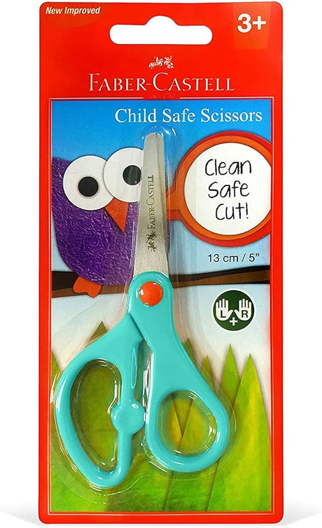 Faber - Castell Child Safe Scissor 12.7 Cm In A Blister, Assorted Colours, F170120 - Al Kabayel Discount CentreFaber - Castell Child Safe Scissor 12.7 Cm In A Blister, Assorted Colours, F170120ScissorsFABER - CASTELLAl Kabayel Discount Centre