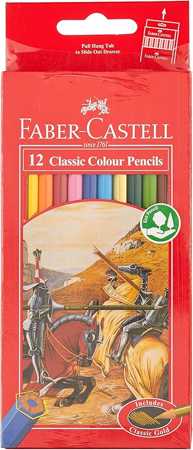 Faber - Castell Classic Colour Pencils 12 Colour In A Cardboard Box, Multicolor - Al Kabayel Discount CentreFaber - Castell Classic Colour Pencils 12 Colour In A Cardboard Box, MulticolorColor PencilsFABER - CASTELLAl Kabayel Discount Centre