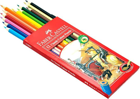 Faber - Castell Classic Colour Pencils 12 Colour In A Cardboard Box, Multicolor - Al Kabayel Discount CentreFaber - Castell Classic Colour Pencils 12 Colour In A Cardboard Box, MulticolorColor PencilsFABER - CASTELLAl Kabayel Discount Centre