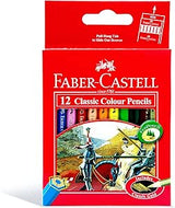 Faber - Castell Classic Colour Pencils 12 Half - Size In A Cardboard Box - Al Kabayel Discount CentreFaber - Castell Classic Colour Pencils 12 Half - Size In A Cardboard BoxColor PencilsFABER - CASTELLAl Kabayel Discount Centre