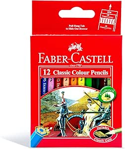 Faber - Castell Classic Colour Pencils 12 Half - Size In A Cardboard Box - Al Kabayel Discount CentreFaber - Castell Classic Colour Pencils 12 Half - Size In A Cardboard BoxColor PencilsFABER - CASTELLAl Kabayel Discount Centre