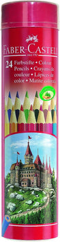 Faber - Castell Classic Colour Pencils 24 Colour In A Round Metal Tin - Al Kabayel Discount CentreFaber - Castell Classic Colour Pencils 24 Colour In A Round Metal TinColor PencilsFABER - CASTELLAl Kabayel Discount Centre