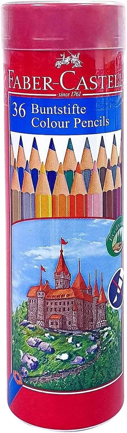 Faber - Castell Classic Colour Pencils 36 Colour In A Round Metal Tin - Al Kabayel Discount CentreFaber - Castell Classic Colour Pencils 36 Colour In A Round Metal TinColor PencilsFABER - CASTELLAl Kabayel Discount Centre