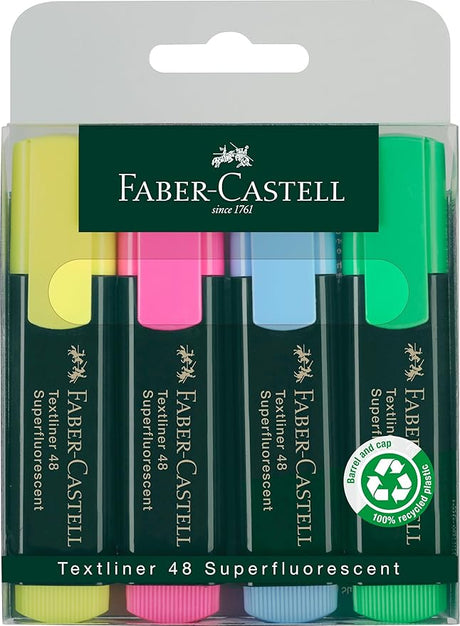 FABER CASTELL Classic Highlighter Wallet Of 4 - Al Kabayel Discount CentreFABER CASTELL Classic Highlighter Wallet Of 4Pens, Pencils & MarkersFABER CASTELLAl Kabayel Discount Centre