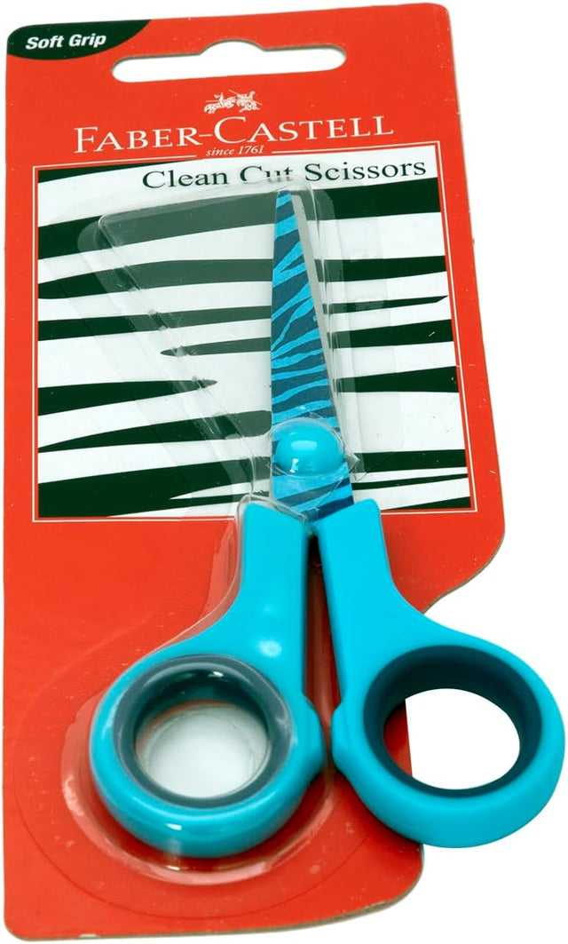 Faber - Castell Clean Cut Scissors 12.7 cm – Assorted Colors | Blister Pack - Al Kabayel Discount CentreFaber - Castell Clean Cut Scissors 12.7 cm – Assorted Colors | Blister PackScissorsFABER CASTELLAl Kabayel Discount Centre