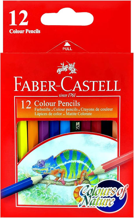 Faber - Castell Colours Of Nature Colour Pencils 12 Half Size In A Cardboard Box,Assorted Designs, 2724465444169 - Al Kabayel Discount CentreFaber - Castell Colours Of Nature Colour Pencils 12 Half Size In A Cardboard Box,Assorted Designs, 2724465444169Color PencilsFABER - CASTELLAl Kabayel Discount Centre