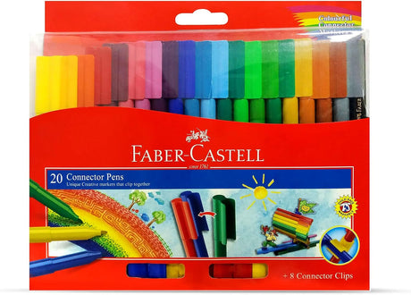 Faber-Castell Connector Color Pen 20 Colours + Colour Pencil 12 Colours + JoyTiti Oil Pastel 12 Colours – Complete Art Set - Al Kabayel Discount CentreFaber-Castell Connector Color Pen 20 Colours + Colour Pencil 12 Colours + JoyTiti Oil Pastel 12 Colours – Complete Art SetColor PencilsFABER-CASTELLAl Kabayel Discount Centre