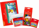Faber-Castell Creative Art Set – Drawing Book A4 + 12 Colour Pencils + 12 Fibre-Tip Markers + 12 Wax Crayons - Al Kabayel Discount CentreFaber-Castell Creative Art Set – Drawing Book A4 + 12 Colour Pencils + 12 Fibre-Tip Markers + 12 Wax CrayonsColor PencilsFABER-CASTELLAl Kabayel Discount Centre
