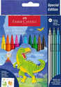 Faber-Castell Dinosaur Special Edition Felt Tip Pens – 10 + 3 Metallic Colors - Al Kabayel Discount CentreFaber-Castell Dinosaur Special Edition Felt Tip Pens – 10 + 3 Metallic ColorsColor PensFABER-CASTELLAl Kabayel Discount Centre