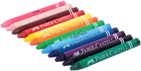 Faber - Castell Drawing Book A4 36pages + Washable Fibre Tip Pen 12 Colors. Washable Wax Crayons 12Colors, Draw color or decorate with this amazing set - Al Kabayel Discount CentreFaber - Castell Drawing Book A4 36pages + Washable Fibre Tip Pen 12 Colors. Washable Wax Crayons 12Colors, Draw color or decorate with this amazing setColor PencilsFABER - CASTELLAl Kabayel Discount Centre