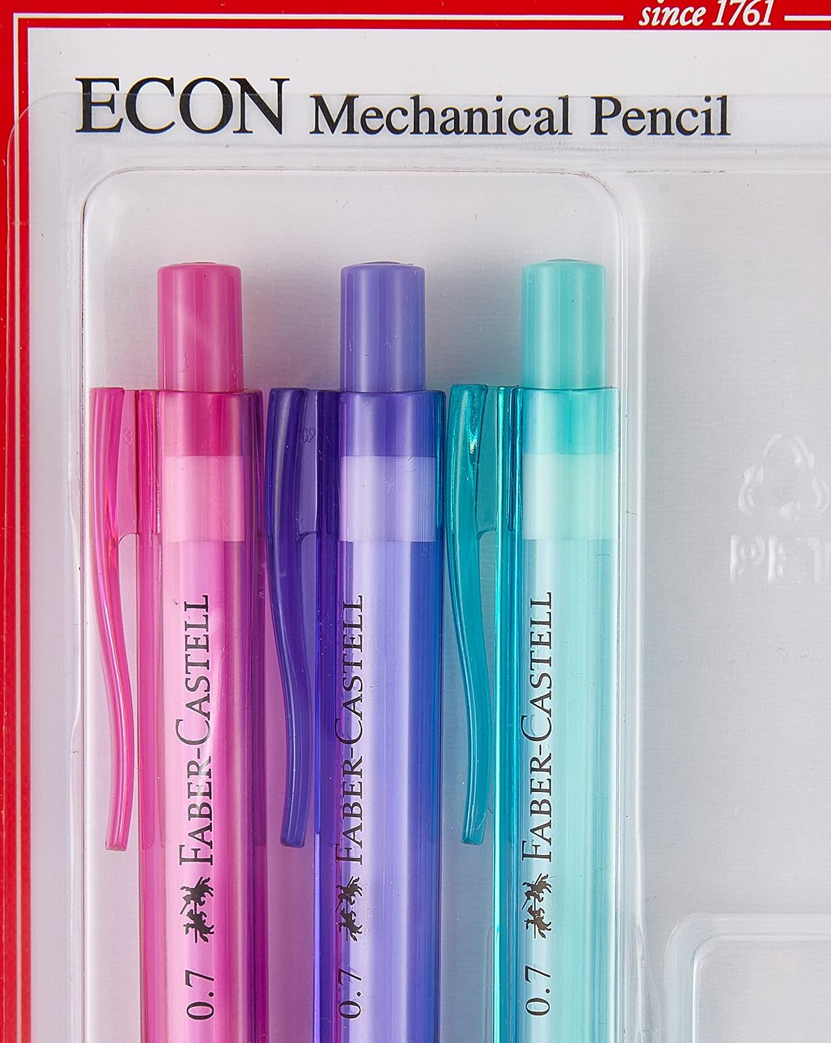 Faber - Castell ECON Mechanical Pencil 0.7mm – Pack of 3 + 1 Refill Tube, Multicolor - Al Kabayel Discount CentreFaber - Castell ECON Mechanical Pencil 0.7mm – Pack of 3 + 1 Refill Tube, MulticolorPens, Pencils & MarkersFABER CASTELLAl Kabayel Discount Centre