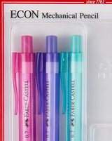 Faber - Castell ECON Mechanical Pencil 0.7mm – Pack of 3 + 1 Refill Tube, Multicolor - Al Kabayel Discount CentreFaber - Castell ECON Mechanical Pencil 0.7mm – Pack of 3 + 1 Refill Tube, MulticolorPens, Pencils & MarkersFABER CASTELLAl Kabayel Discount Centre