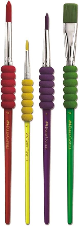 Faber - Castell F181600 2X 4 Pinsel Soft Grip Brushes Green - Al Kabayel Discount CentreFaber - Castell F181600 2X 4 Pinsel Soft Grip Brushes GreenPaintbrushes & Painting ToolsFABER - CASTELLAl Kabayel Discount Centre