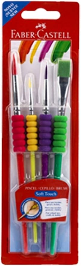 Faber - Castell F181600 2X 4 Pinsel Soft Grip Brushes Green - Al Kabayel Discount CentreFaber - Castell F181600 2X 4 Pinsel Soft Grip Brushes GreenPaintbrushes & Painting ToolsFABER - CASTELLAl Kabayel Discount Centre