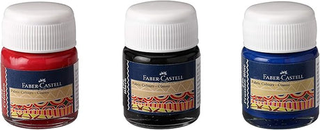 FABER - CASTELL Fabric Colors - 6 Shades 10ml - Al Kabayel Discount CentreFABER - CASTELL Fabric Colors - 6 Shades 10mlPaintsFABER - CASTELLAl Kabayel Discount Centre