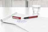 Faber - Castell Fountain Pen Red Design Medium Nib + 6 Blue Ink Cartridges - Al Kabayel Discount CentreFaber - Castell Fountain Pen Red Design Medium Nib + 6 Blue Ink CartridgesPens, Pencils & MarkersFABER - CASTELLAl Kabayel Discount Centre