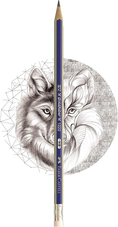 Faber - Castell Goldfaber Graphite Pencil HB with Eraser Tip – Box of 12 - Al Kabayel Discount CentreFaber - Castell Goldfaber Graphite Pencil HB with Eraser Tip – Box of 12Pens, Pencils & MarkersFABER CASTELLAl Kabayel Discount Centre