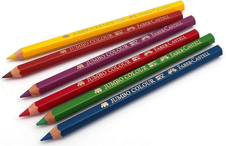 Faber - Castell Jumbo Colour Pencils 12 Colour + Sharpener In A Cardboard Box, Multicolor, 111622, Classic - Al Kabayel Discount CentreFaber - Castell Jumbo Colour Pencils 12 Colour + Sharpener In A Cardboard Box, Multicolor, 111622, ClassicColor PencilsFABER - CASTELLAl Kabayel Discount Centre