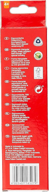 Faber - Castell Junior Triangular Graphite Pencil 2B Box Of 12Pc - Al Kabayel Discount CentreFaber - Castell Junior Triangular Graphite Pencil 2B Box Of 12PcPens, Pencils & MarkersFABER - CASTELLAl Kabayel Discount Centre