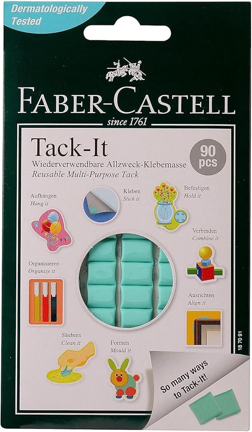 Faber - Castell Reusable Multi - Purpose Adhesive Tack - It 50Gm Green - Al Kabayel Discount CentreFaber - Castell Reusable Multi - Purpose Adhesive Tack - It 50Gm GreenTapes & Packaging TapesFABER - CASTELLAl Kabayel Discount Centre