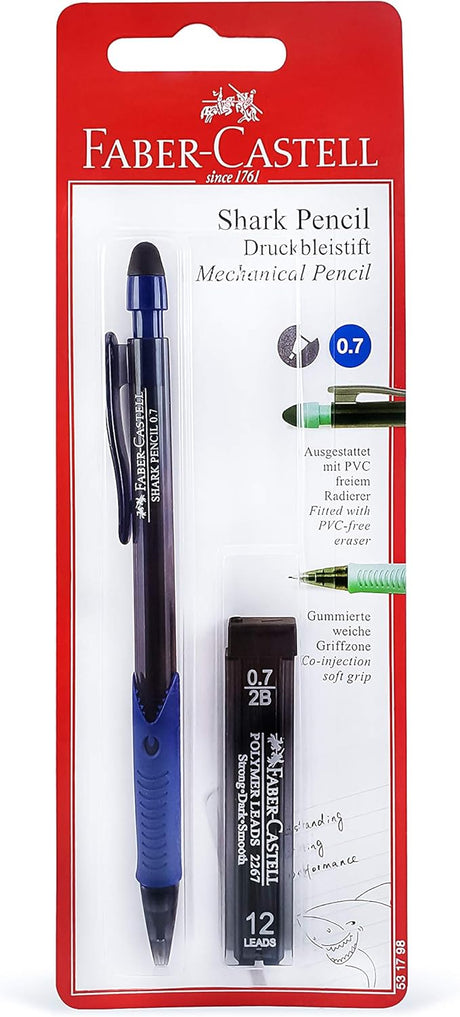 Faber - Castell Shark Mechanical Pencil 0.7Mm, Multicolor, 531798, Jumbo - Al Kabayel Discount CentreFaber - Castell Shark Mechanical Pencil 0.7Mm, Multicolor, 531798, JumboPens, Pencils & MarkersFABER - CASTELLAl Kabayel Discount Centre