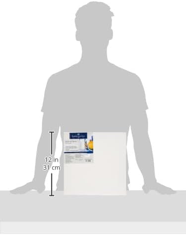 Faber - Castell Stretched Canvas 12 X 12 (30.48X30.48 - cm) 410gsm+ Grip Paint Brushes Round & Flat Combination 5pc (2,6,10, 8, 12) - Al Kabayel Discount CentreFaber - Castell Stretched Canvas 12 X 12 (30.48X30.48 - cm) 410gsm+ Grip Paint Brushes Round & Flat Combination 5pc (2,6,10, 8, 12)Paintbrushes & Painting ToolsFABER - CASTELLAl Kabayel Discount Centre