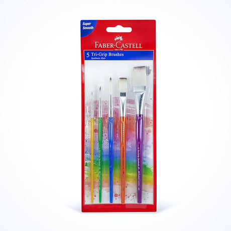 Faber - Castell Stretched Canvas 12 X 12 (30.48X30.48 - cm) 410gsm+ Grip Paint Brushes Round & Flat Combination 5pc (2,6,10, 8, 12) - Al Kabayel Discount CentreFaber - Castell Stretched Canvas 12 X 12 (30.48X30.48 - cm) 410gsm+ Grip Paint Brushes Round & Flat Combination 5pc (2,6,10, 8, 12)Paintbrushes & Painting ToolsFABER - CASTELLAl Kabayel Discount Centre