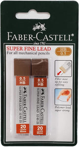 Faber - Castell Super Fine Lead 0.5mm HB – Twin Pack (126525 - 2) - Al Kabayel Discount CentreFaber - Castell Super Fine Lead 0.5mm HB – Twin Pack (126525 - 2)Pens, Pencils & MarkersFABER CASTELLAl Kabayel Discount Centre