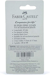 Faber - Castell Super Fine Lead 0.5mm HB – Twin Pack (126525 - 2) - Al Kabayel Discount CentreFaber - Castell Super Fine Lead 0.5mm HB – Twin Pack (126525 - 2)Pens, Pencils & MarkersFABER CASTELLAl Kabayel Discount Centre