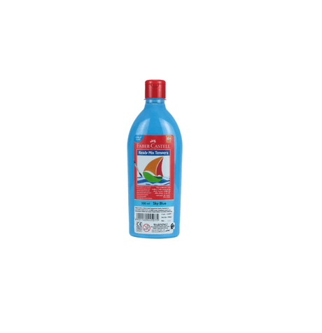 FABER - CASTELL Tempera Fun Paints 500Ml Sky Blue - Al Kabayel Discount CentreFABER - CASTELL Tempera Fun Paints 500Ml Sky BluePaintsFABER - CASTELLAl Kabayel Discount Centre