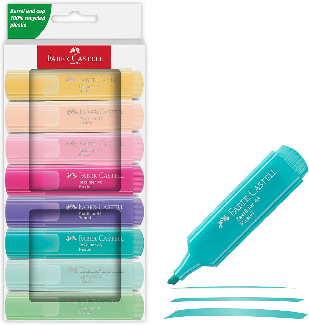 Faber-Castell Textliner Pastel Highlighter Set – 8 Colors - Al Kabayel Discount CentreFaber-Castell Textliner Pastel Highlighter Set – 8 ColorsHighlighterFABER-CASTELLAl Kabayel Discount Centre