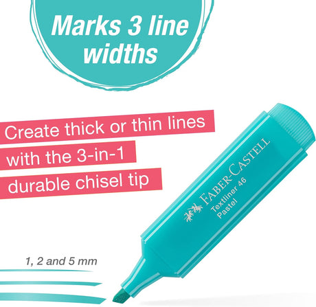 Faber-Castell Textliner Pastel Highlighter Set – 8 Colors - Al Kabayel Discount CentreFaber-Castell Textliner Pastel Highlighter Set – 8 ColorsHighlighterFABER-CASTELLAl Kabayel Discount Centre