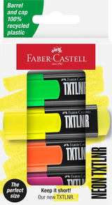 Faber - Castell TXTLNR Neon Mini Highlighter Set – 4 Assorted Colours - Al Kabayel Discount CentreFaber - Castell TXTLNR Neon Mini Highlighter Set – 4 Assorted ColoursPens, Pencils & MarkersFABER CASTELLAl Kabayel Discount Centre